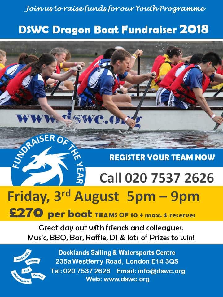 DSWC Dragon Boat Fundraiser 2018